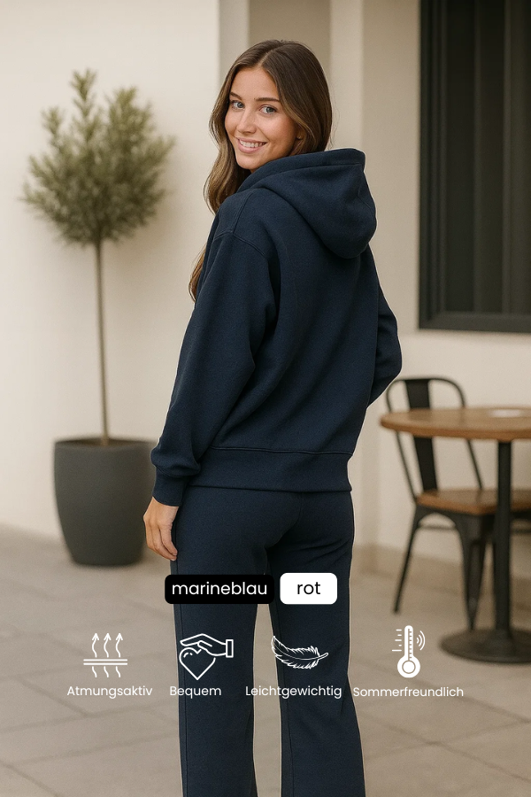 Fely | Freizeit-Hoodie und Trainingshose Set