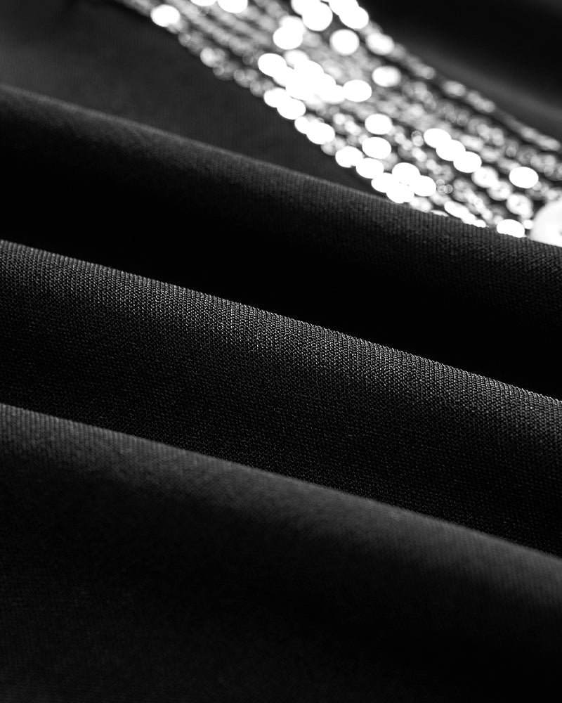 Anne | Lässiges Top mit Pailletten-Details