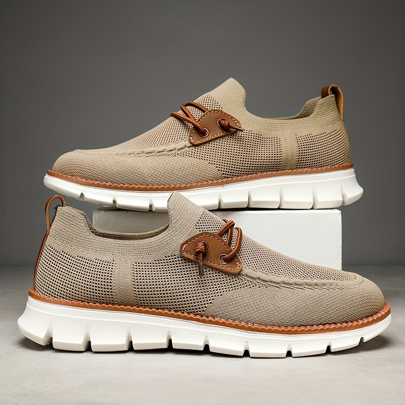 Adam Herren Sneaker – Leicht, Rutschfest, Bequemer Slip-On Sportschuh