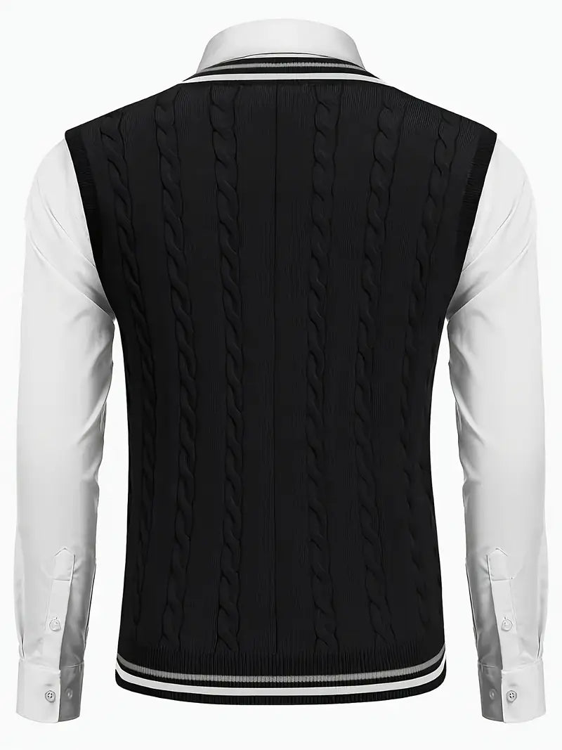 Duane | Ärmelloser Strickpullover