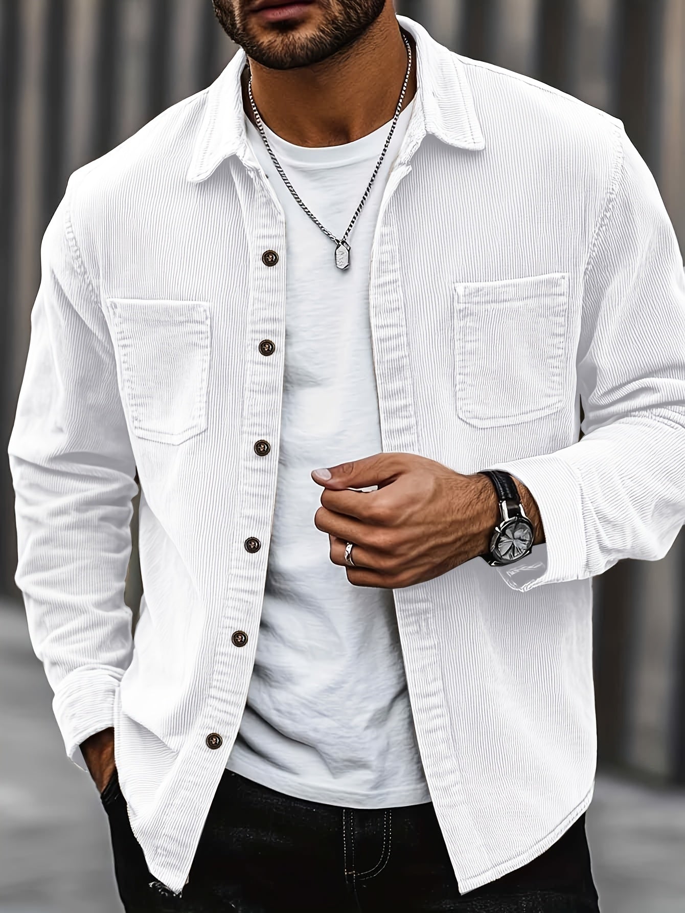 Johan | Herren Cordhemdjacke