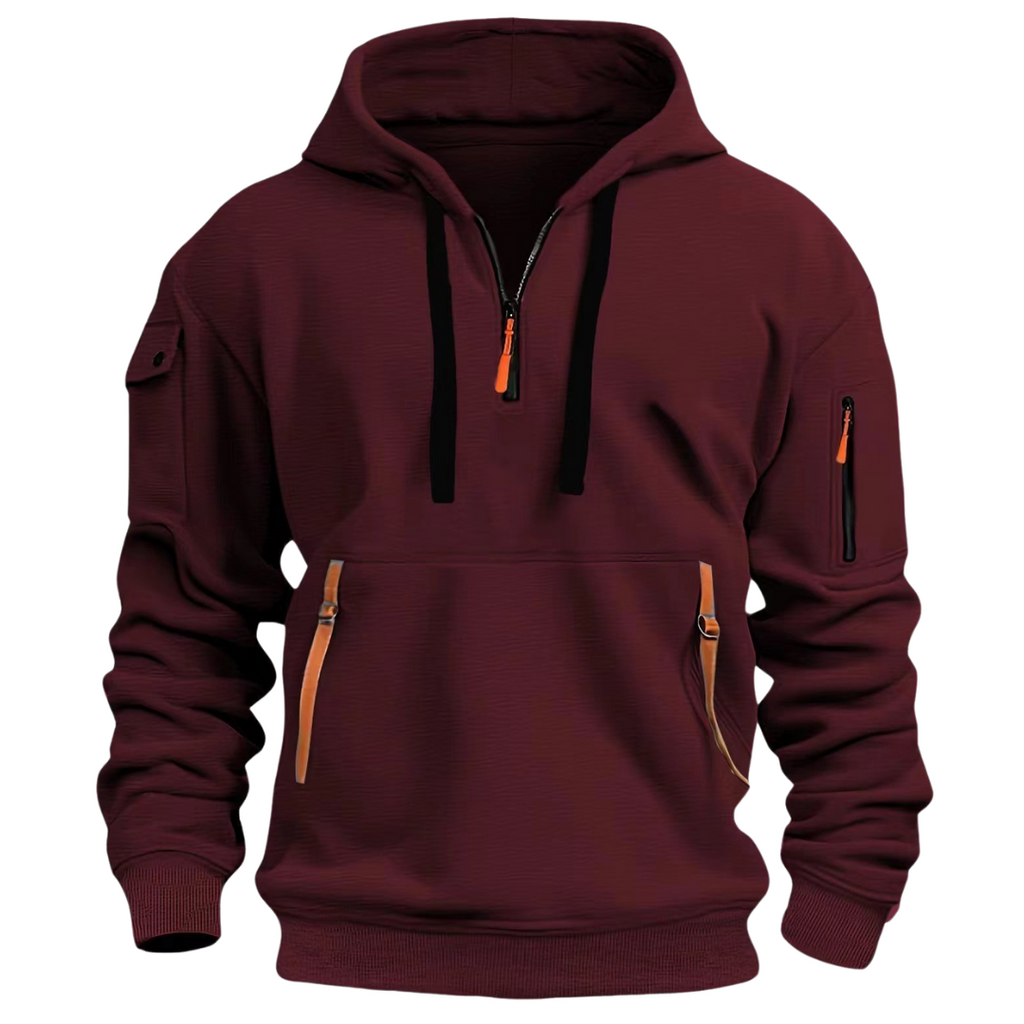 Ludomir – Langarm Kapuzenpullover Mit Mehreren Taschen