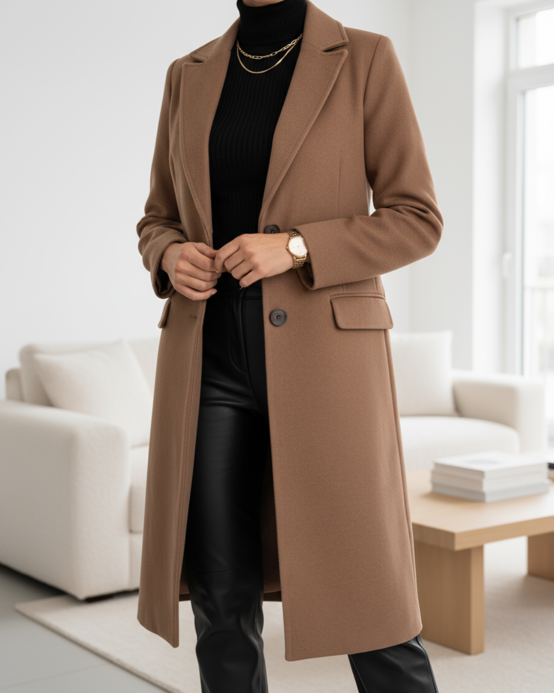 Judith | Langer Wollmantel