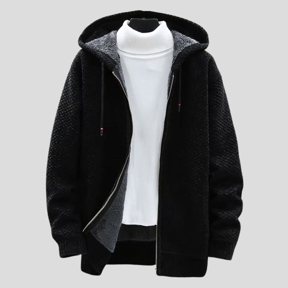 Werner™ Stilvoller Strick-Hoodie