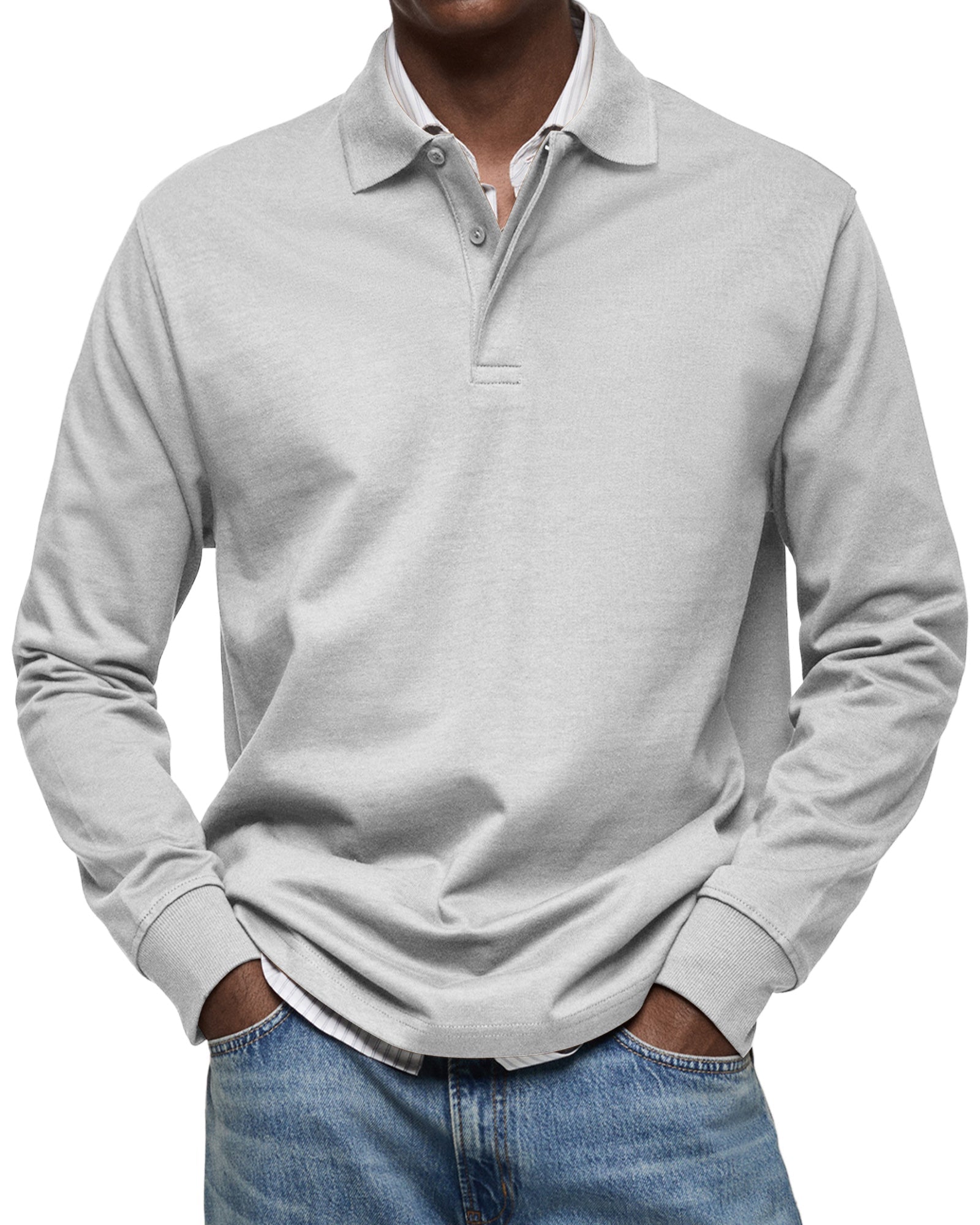 Conrad | LUXURIÖSES POLOSHIRT MIT LANGEN ÄRMELN