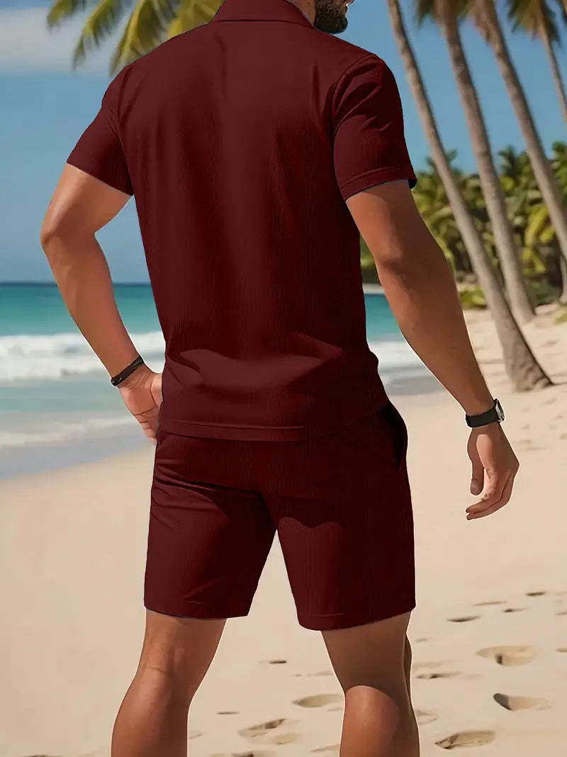 Kelvin Lässiges Zweiteiliges Sportset