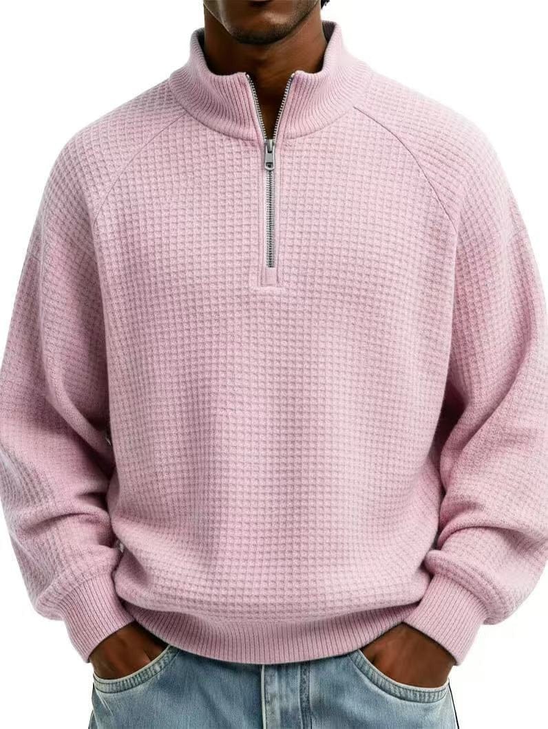 André | Ferran Waffel Quarter-Zip Pullover