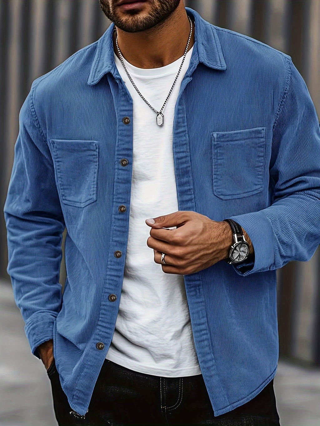 Johan | Herren Cordhemdjacke