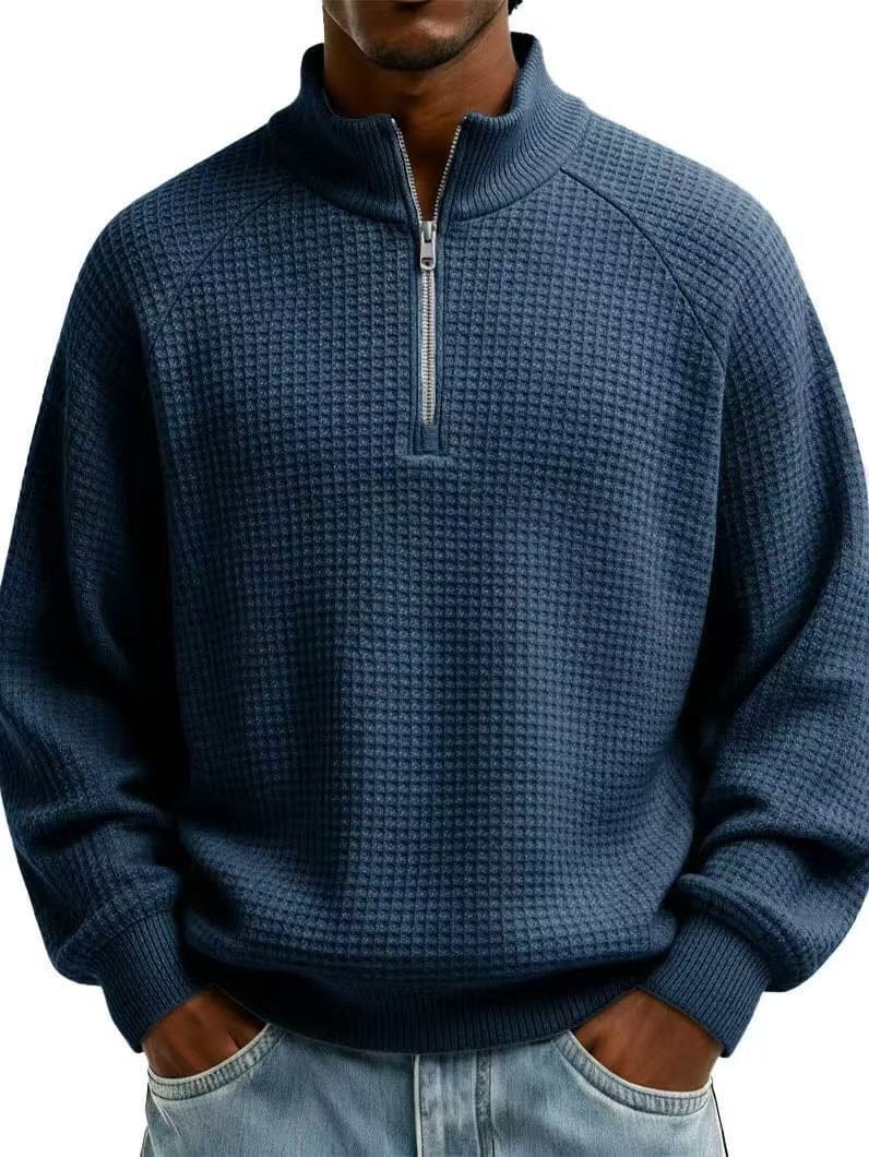 André | Ferran Waffel Quarter-Zip Pullover