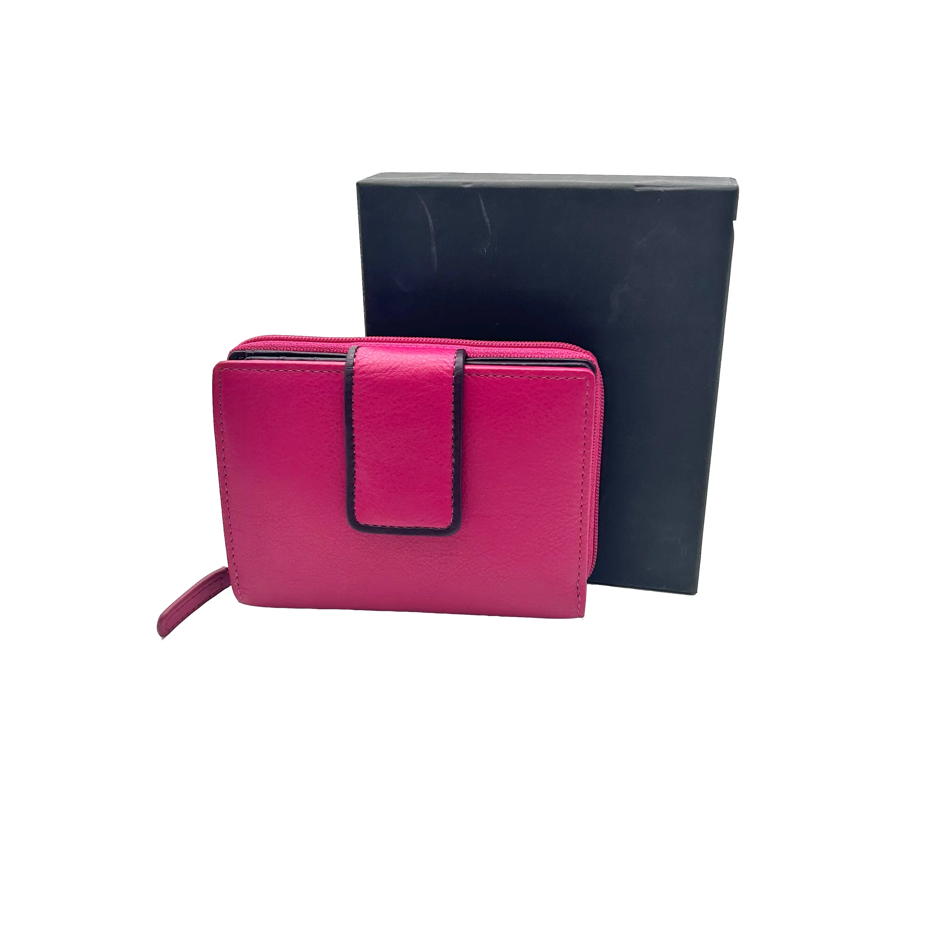 8840 Damenbörse Fuchsia/Blau