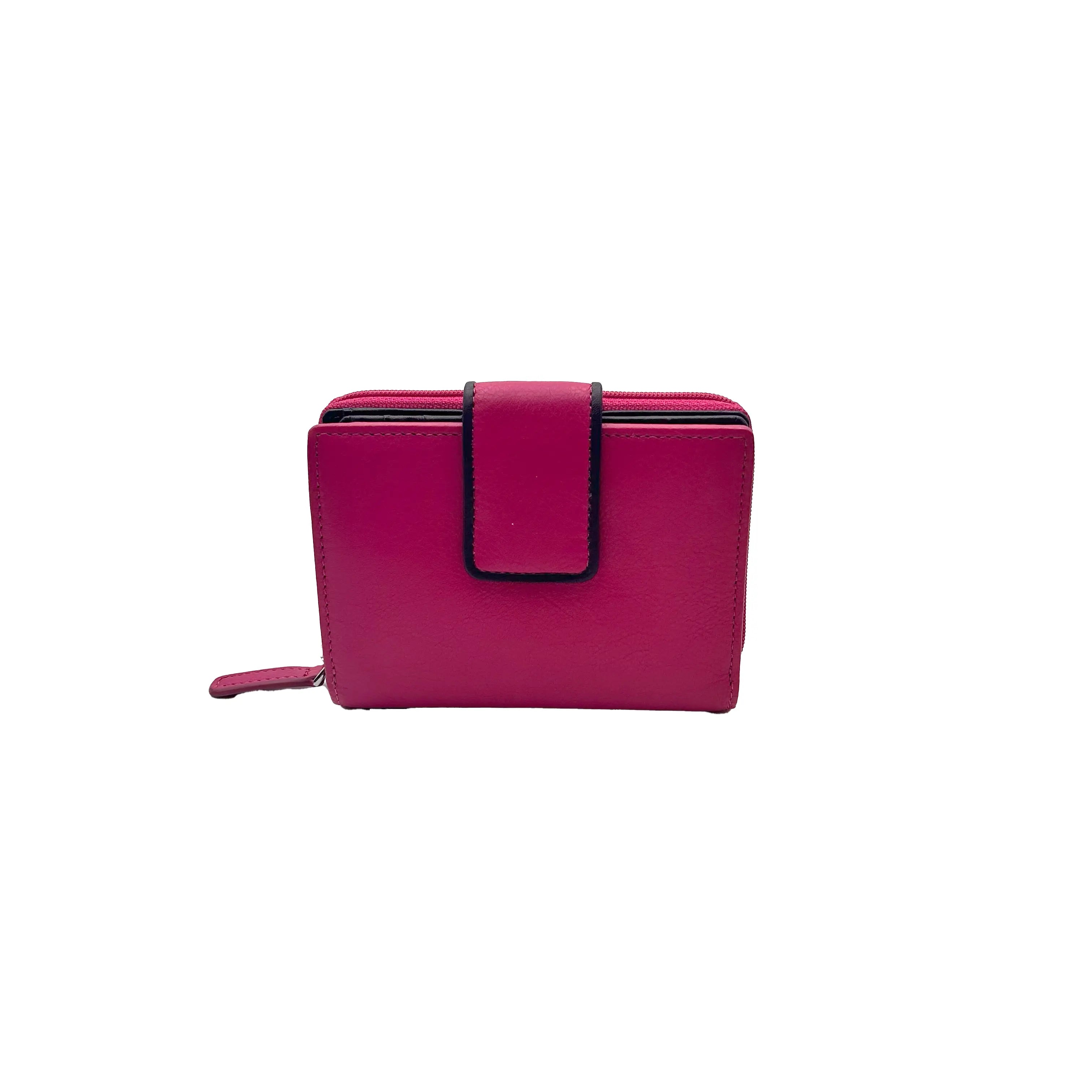8840 Damenbörse Fuchsia/Blau