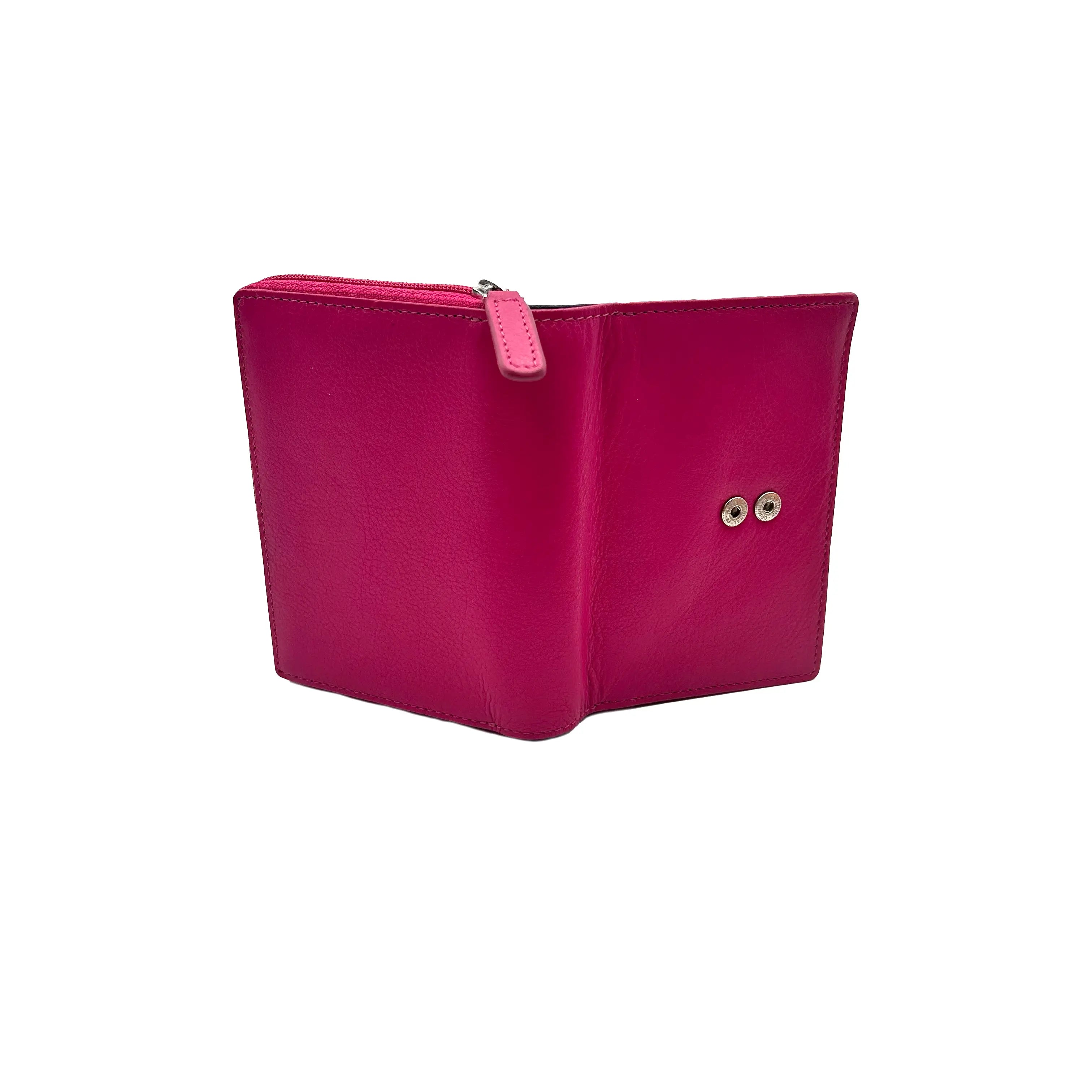 8840 Damenbörse Fuchsia/Blau