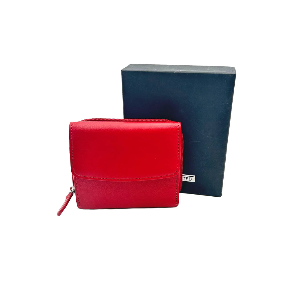 8846 Damenbörse Rot/Blau
