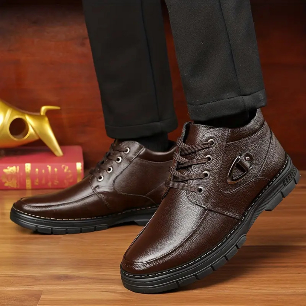 Amarit - Lederstiefel mit Fleece-Futter