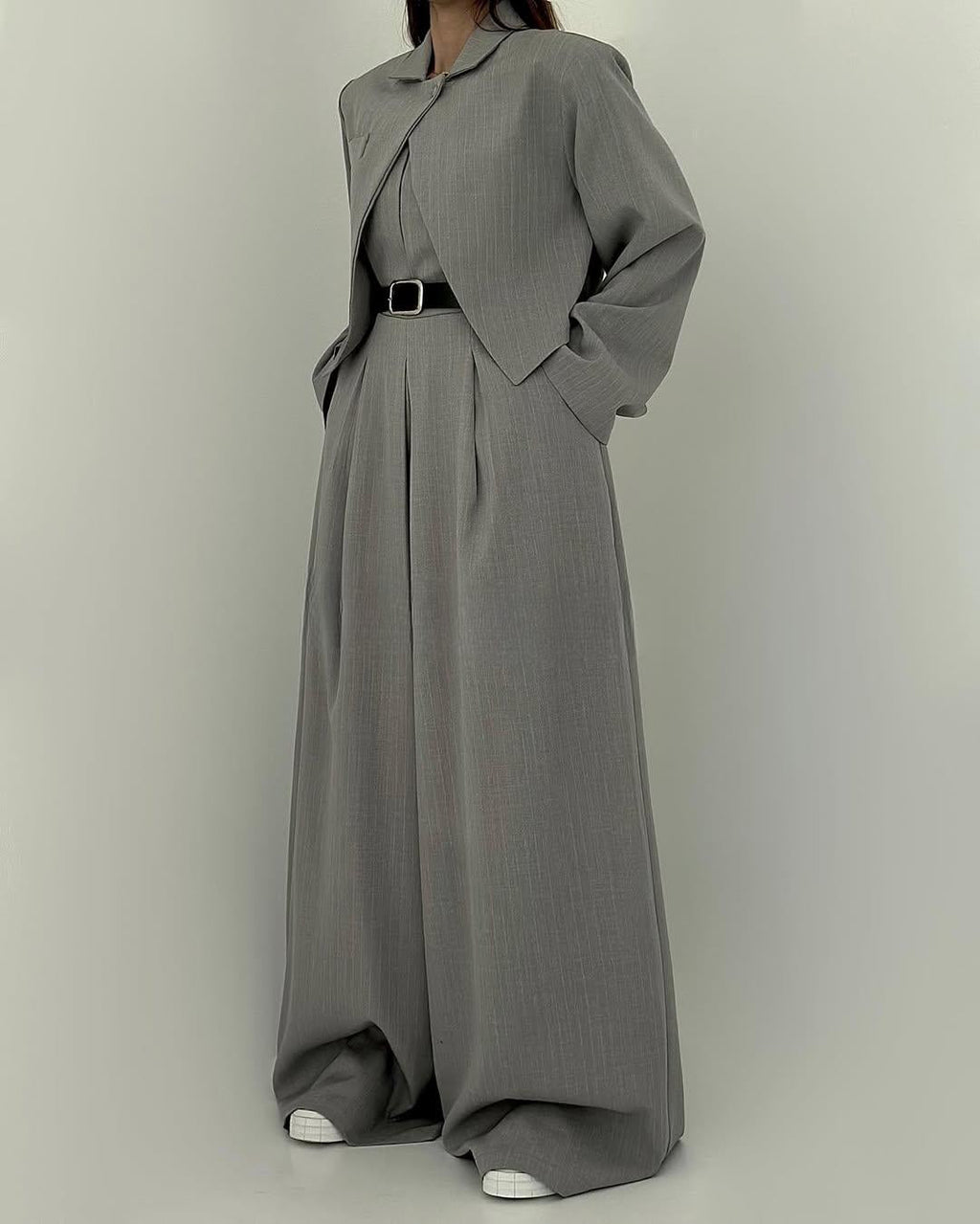 Lauralie | Trägerloser Jumpsuit im Blazer-Stil