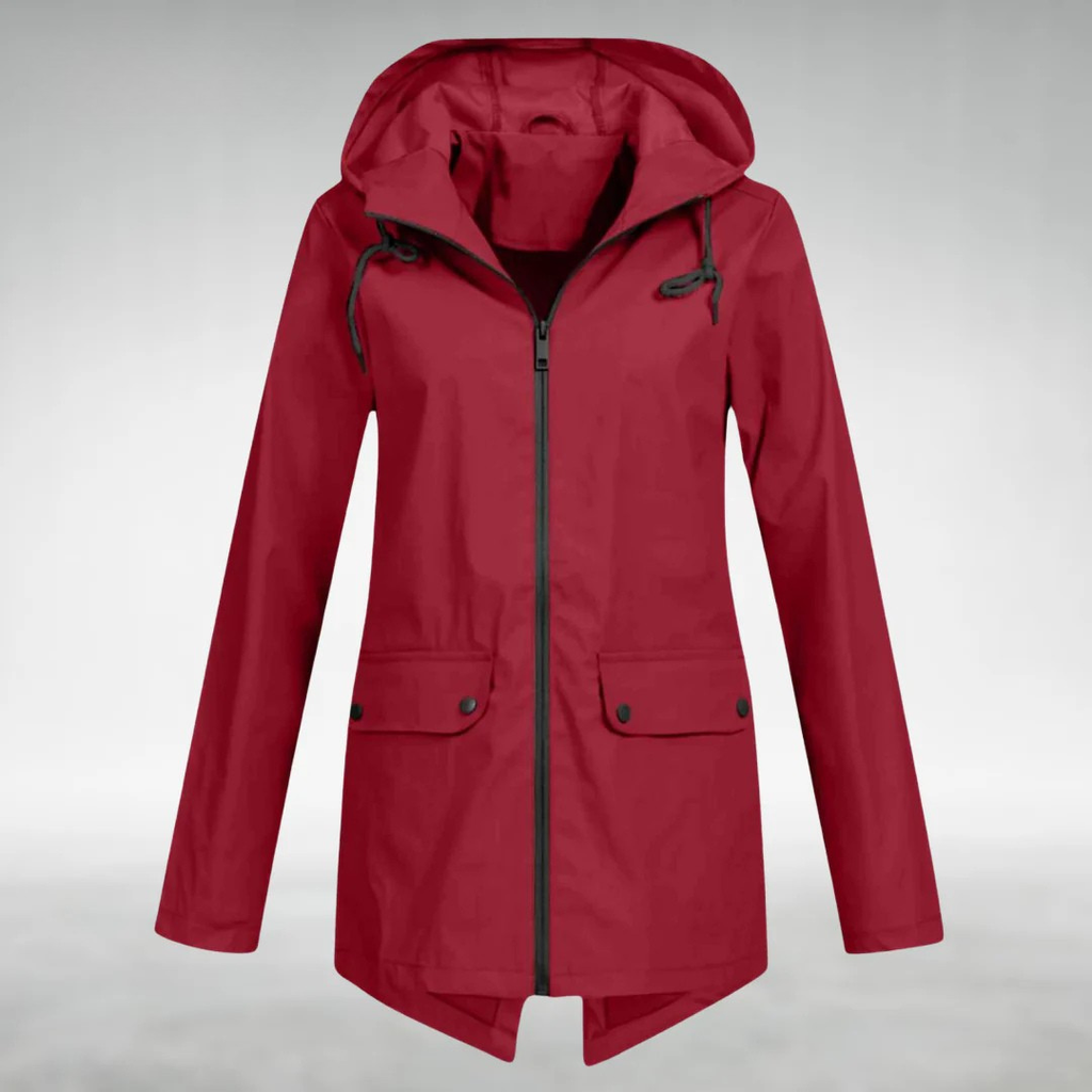 Jalena – Wasserdichte Kapuzenjacke mit Taschen