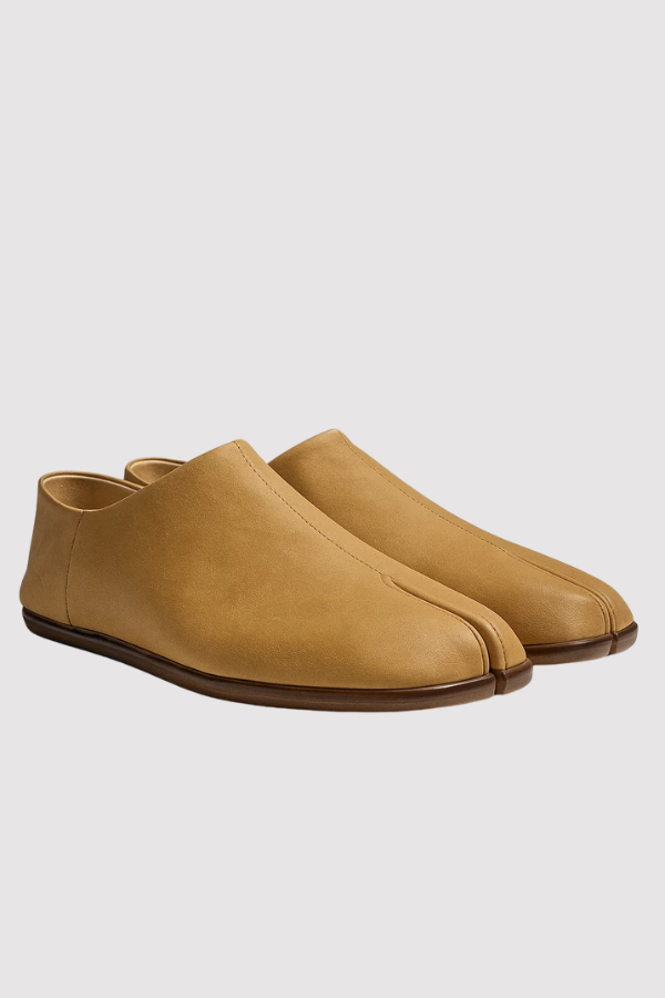 Leder Tabi Slipper
