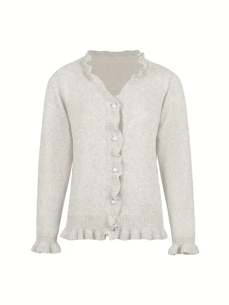 Hanifa – Elegante Strickjacke Mit Knöpfen