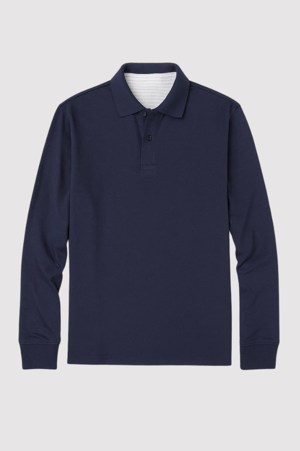 Eleganter Polo-Pullover