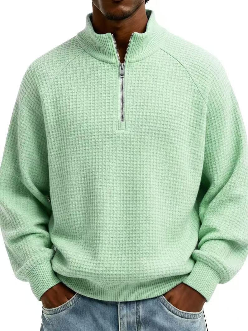 André | Ferran Waffel Quarter-Zip Pullover