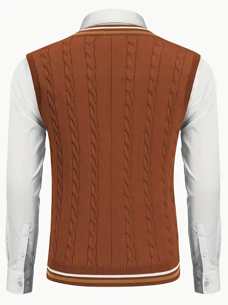 Duane | Ärmelloser Strickpullover
