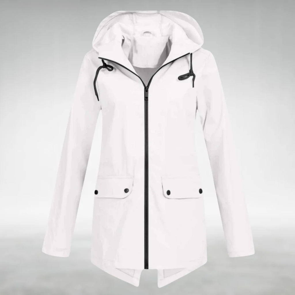 Jalena – Wasserdichte Kapuzenjacke mit Taschen