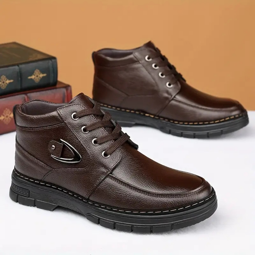 Amarit - Lederstiefel mit Fleece-Futter