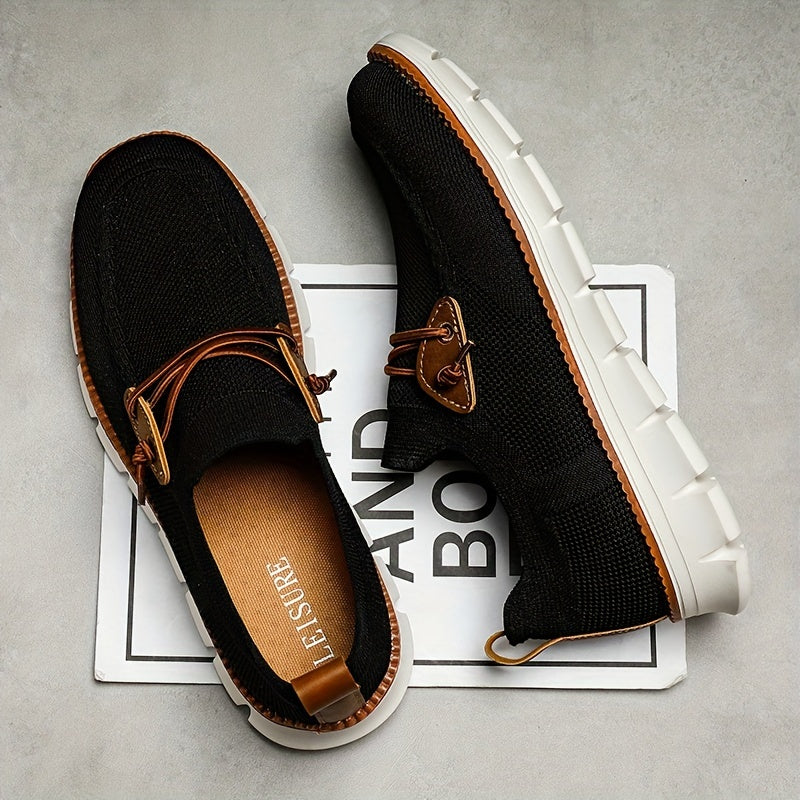 Adam Herren Sneaker – Leicht, Rutschfest, Bequemer Slip-On Sportschuh