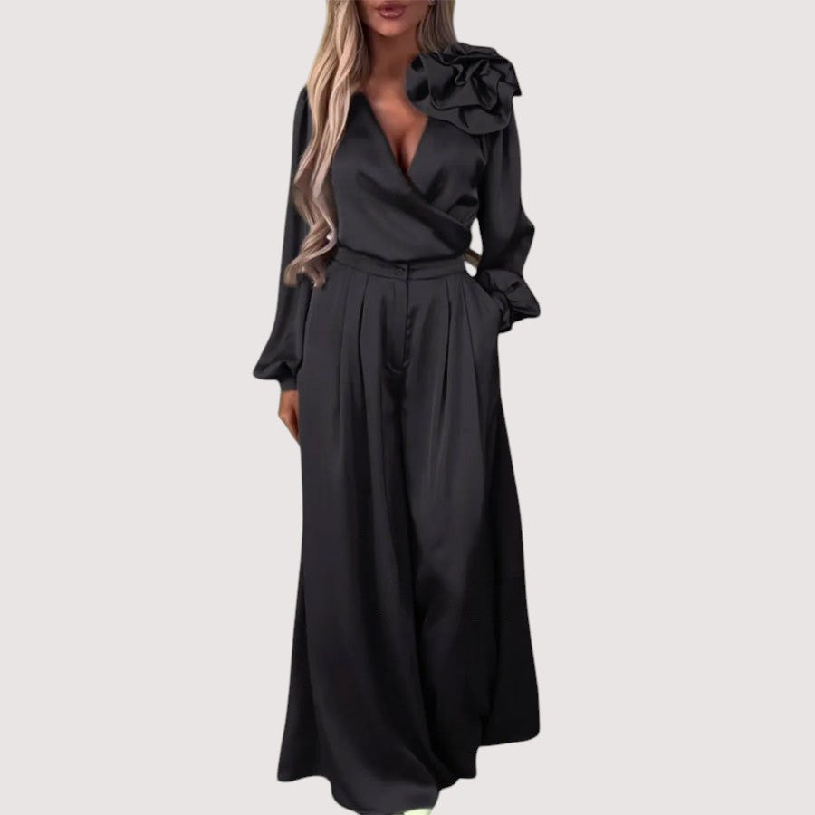 Damen Satin-Set – Luxuriös, Elegant & Fließend