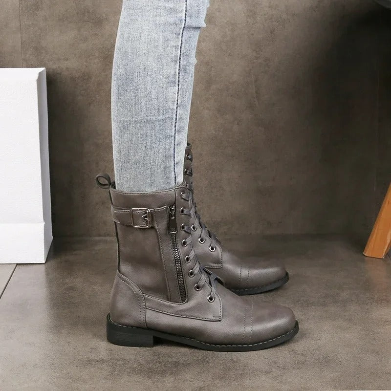 Eugenie | Orthopädische Lederstiefeletten
