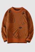 Rinaldo – Lässiger Strickpullover In Kürbisoptik