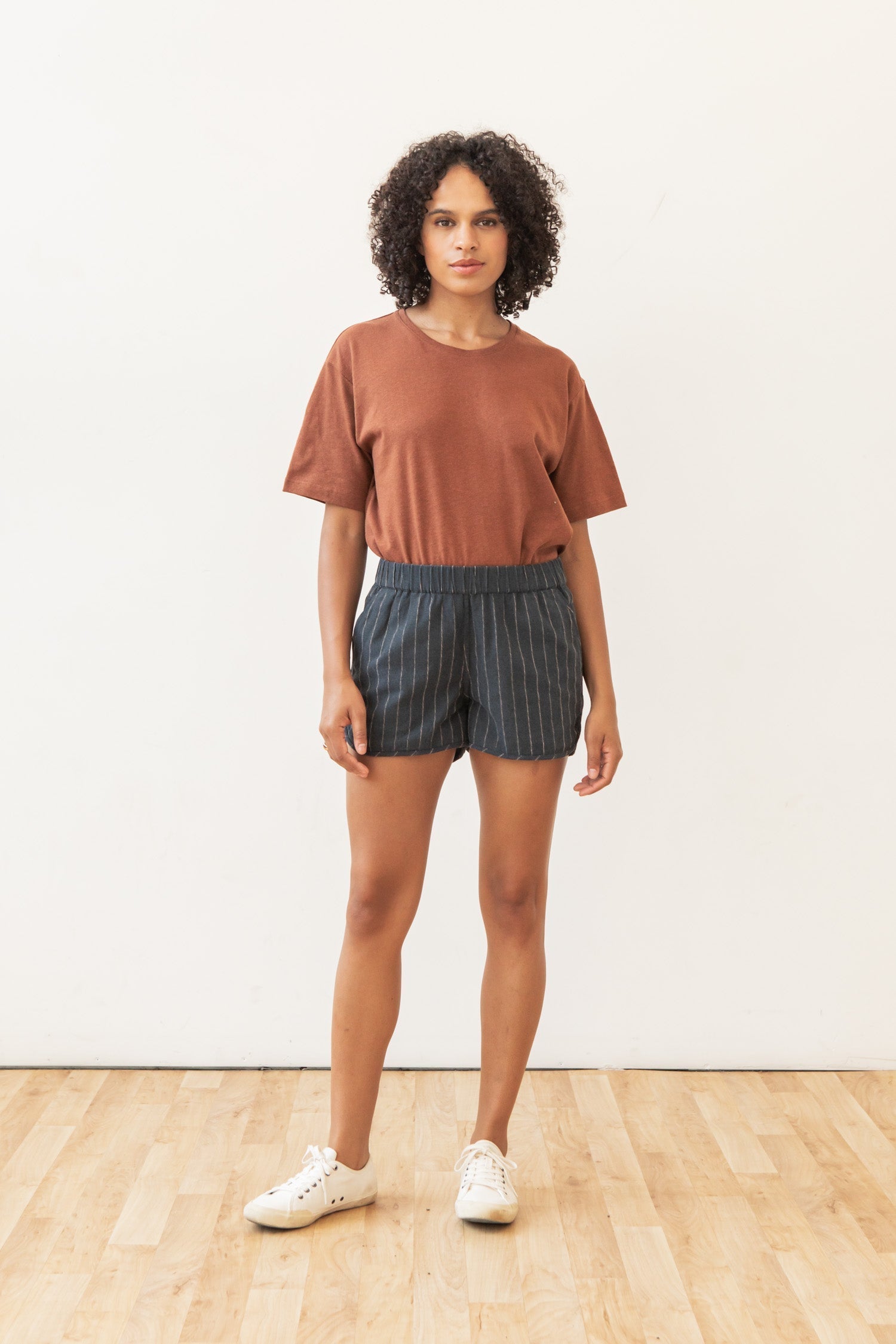 Luca Track Short / Kohlestrich