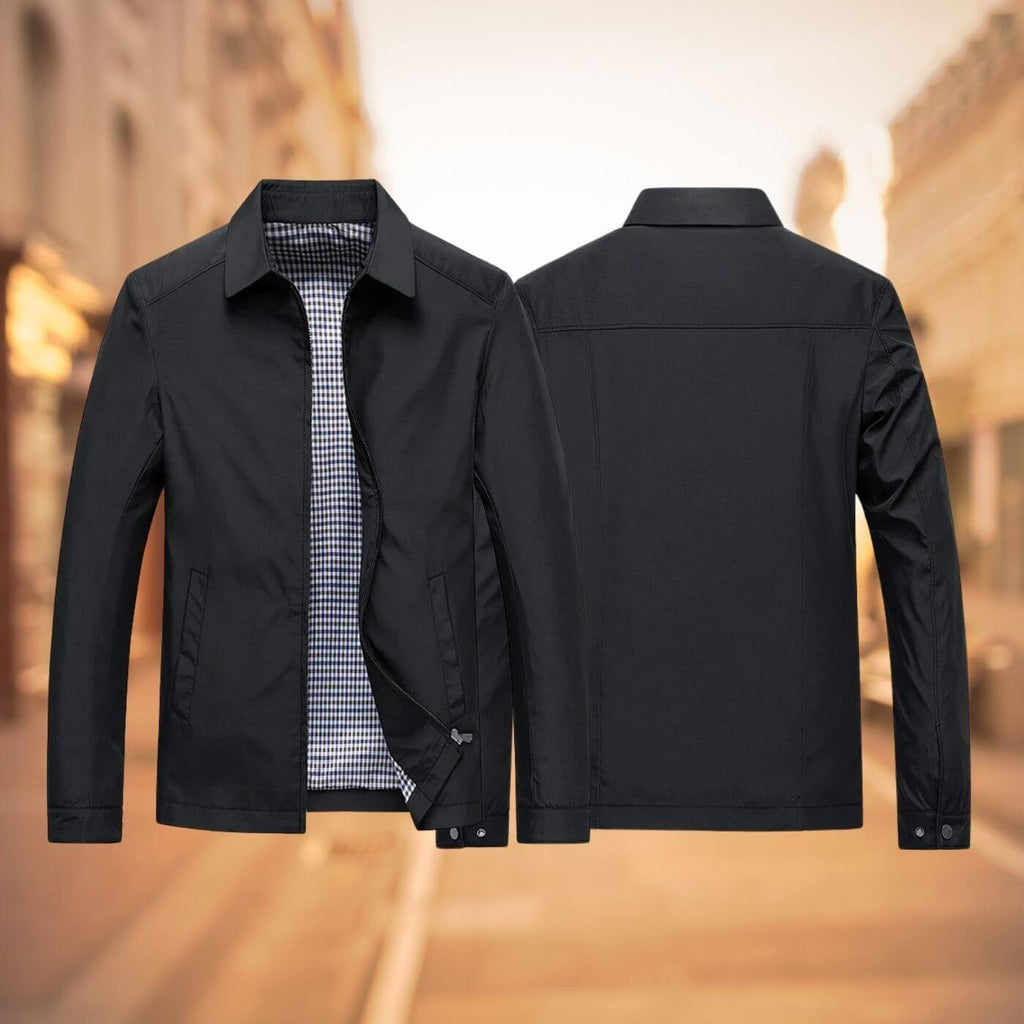 Higinio Herren Jacke – Premium Lange Ärmel, Stilvolle Übergangsjacke