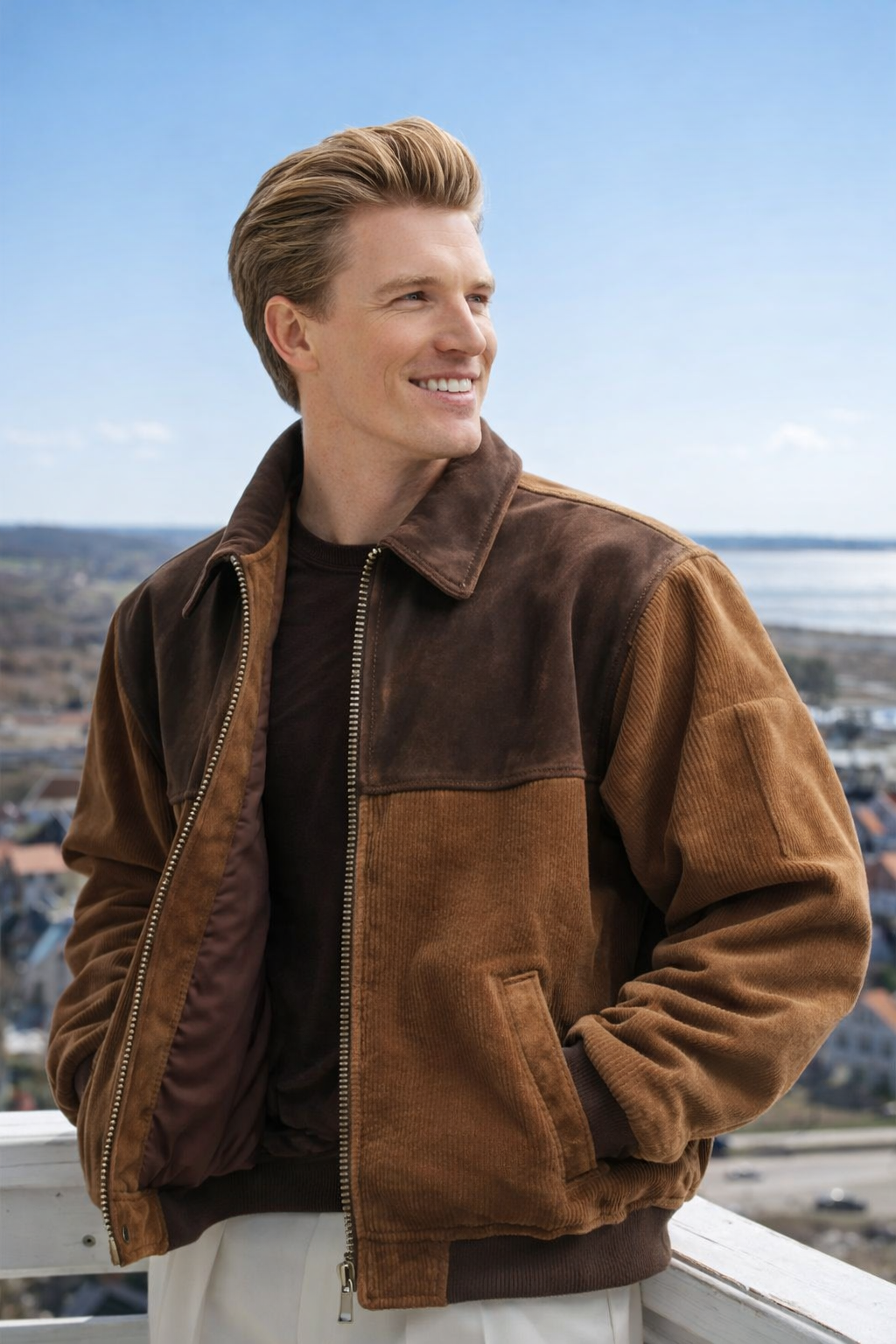 Jake | Vintage Cordjacke und Wildlederjacke