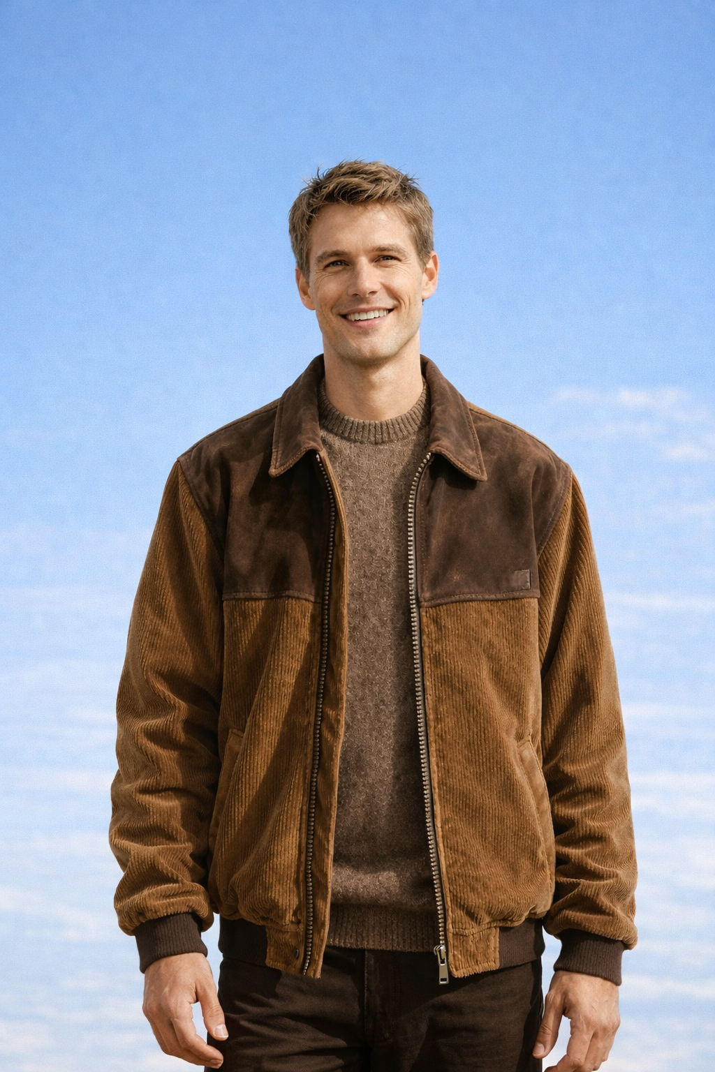 Jake | Vintage Cordjacke und Wildlederjacke