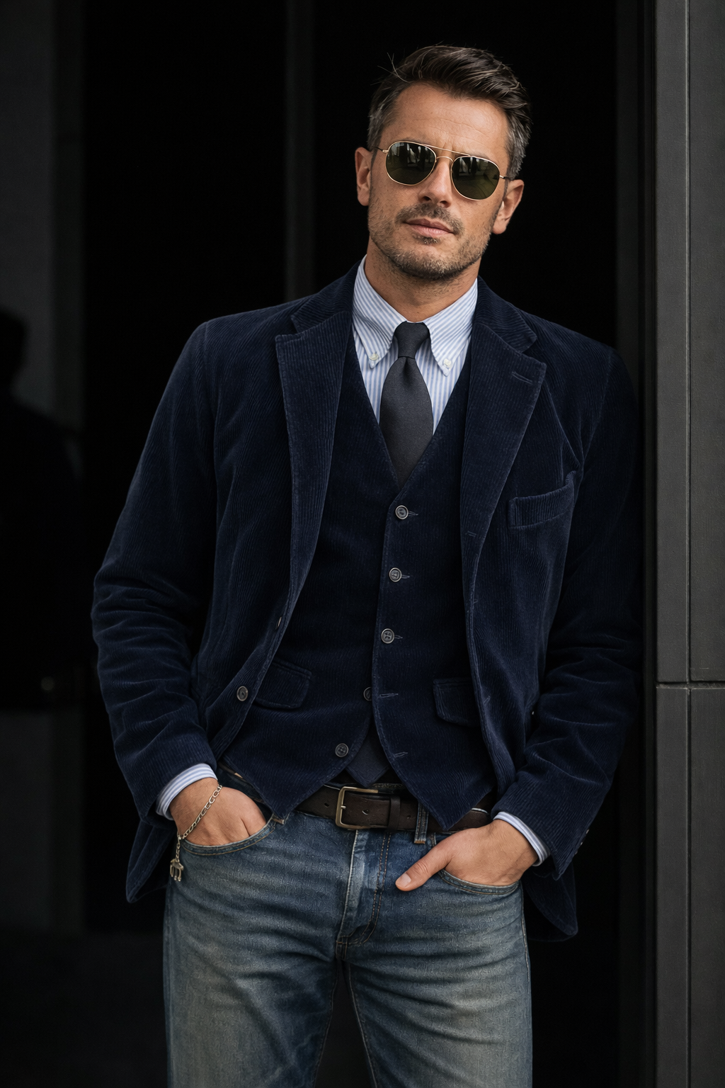 Manuel | Eleganter Anzug mit Jacke und Weste