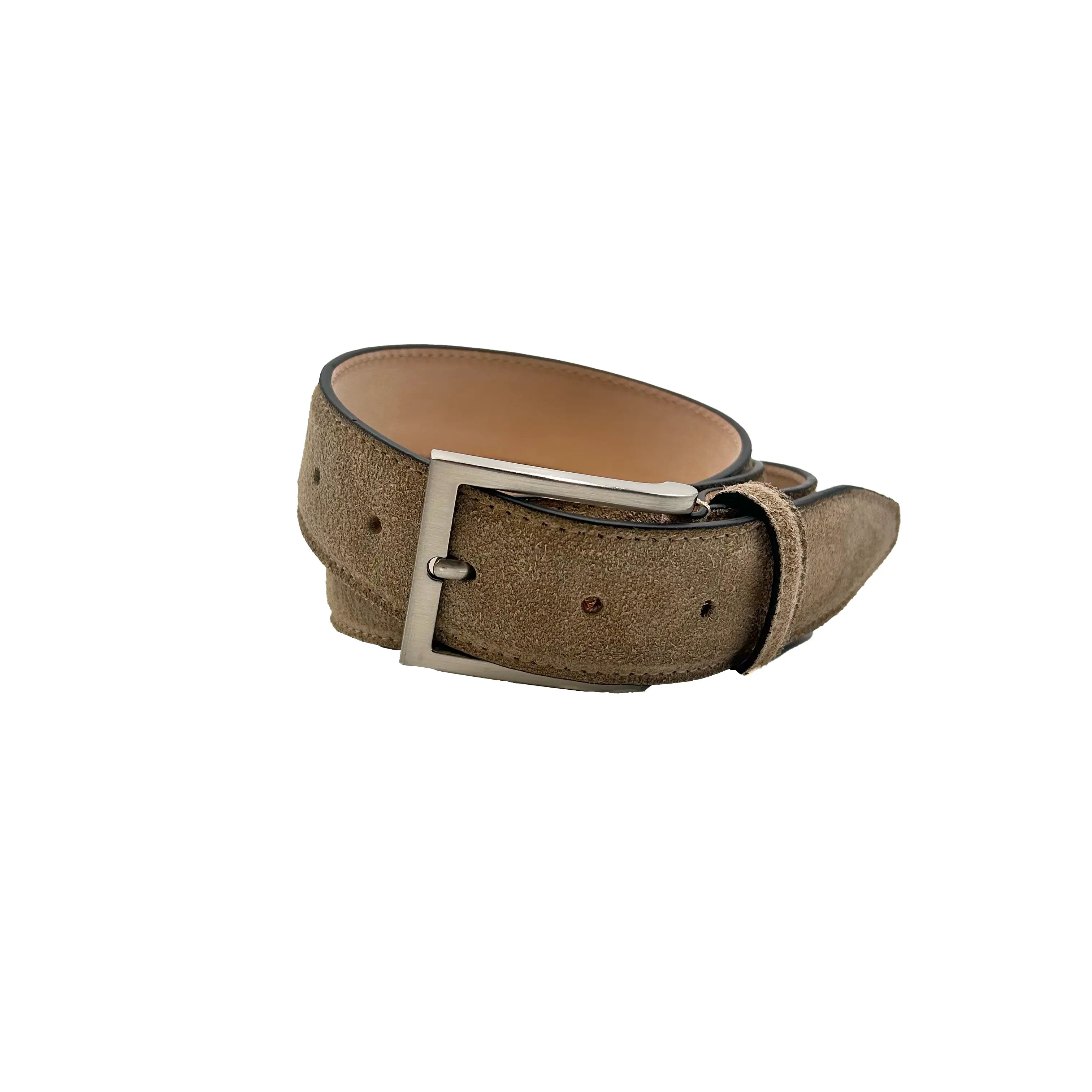 Taupe Wildleder Gürtel