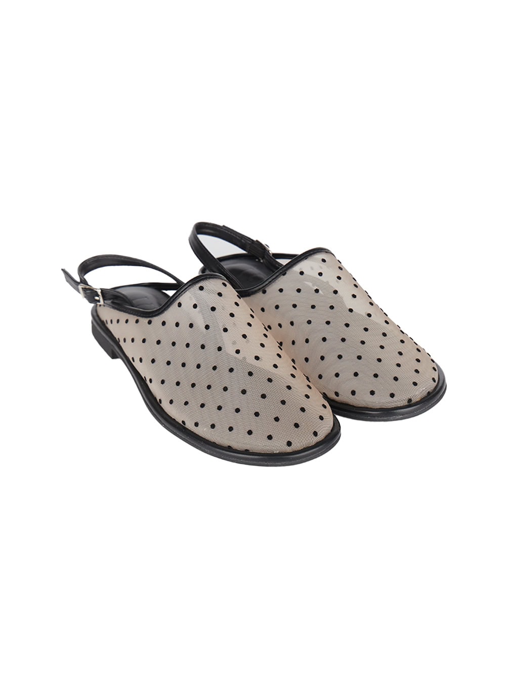 Durchsichtige Polka-Dot Sandalen IY509