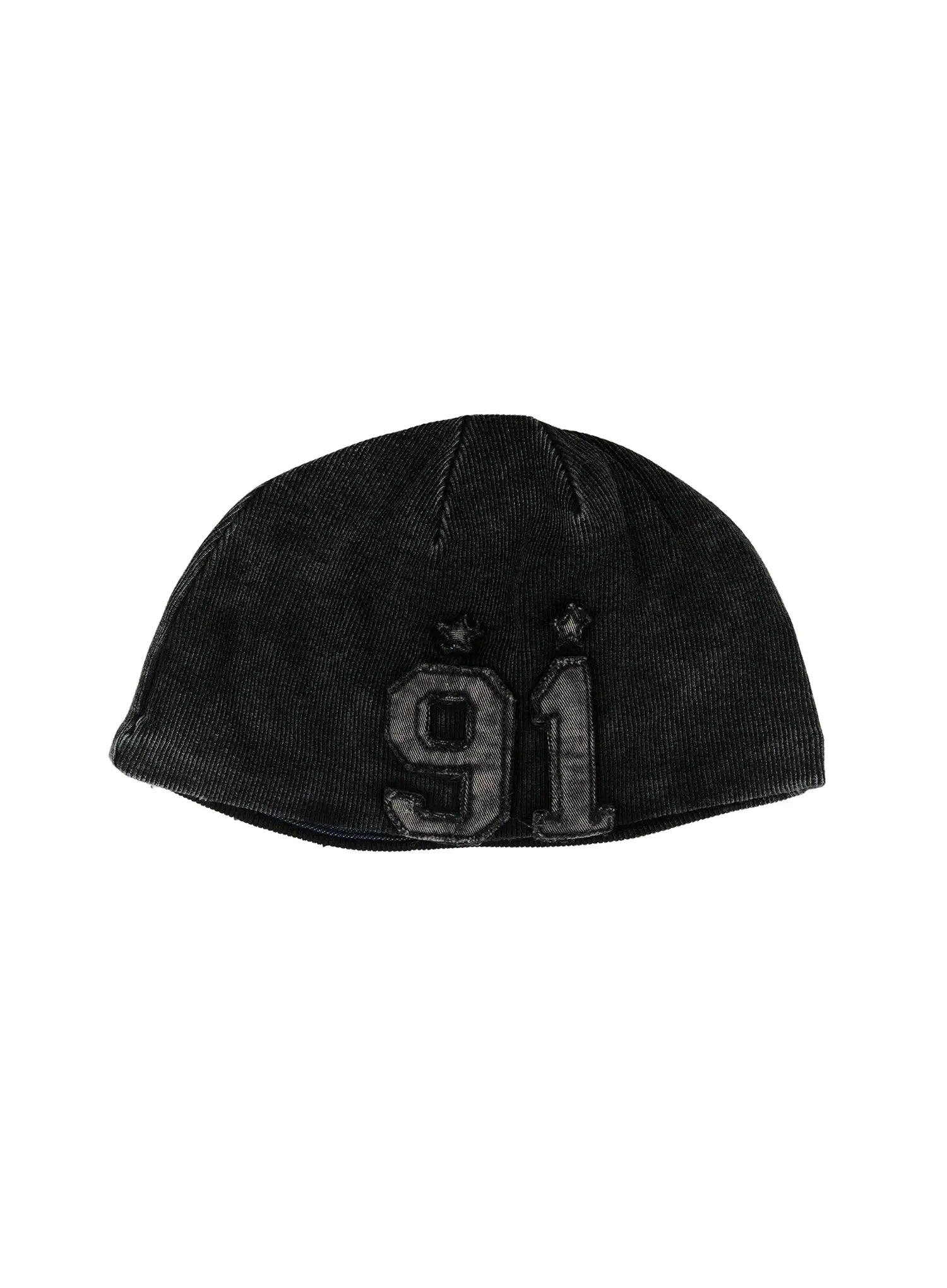 Herren gewaschene Denim Rippmütze ID511