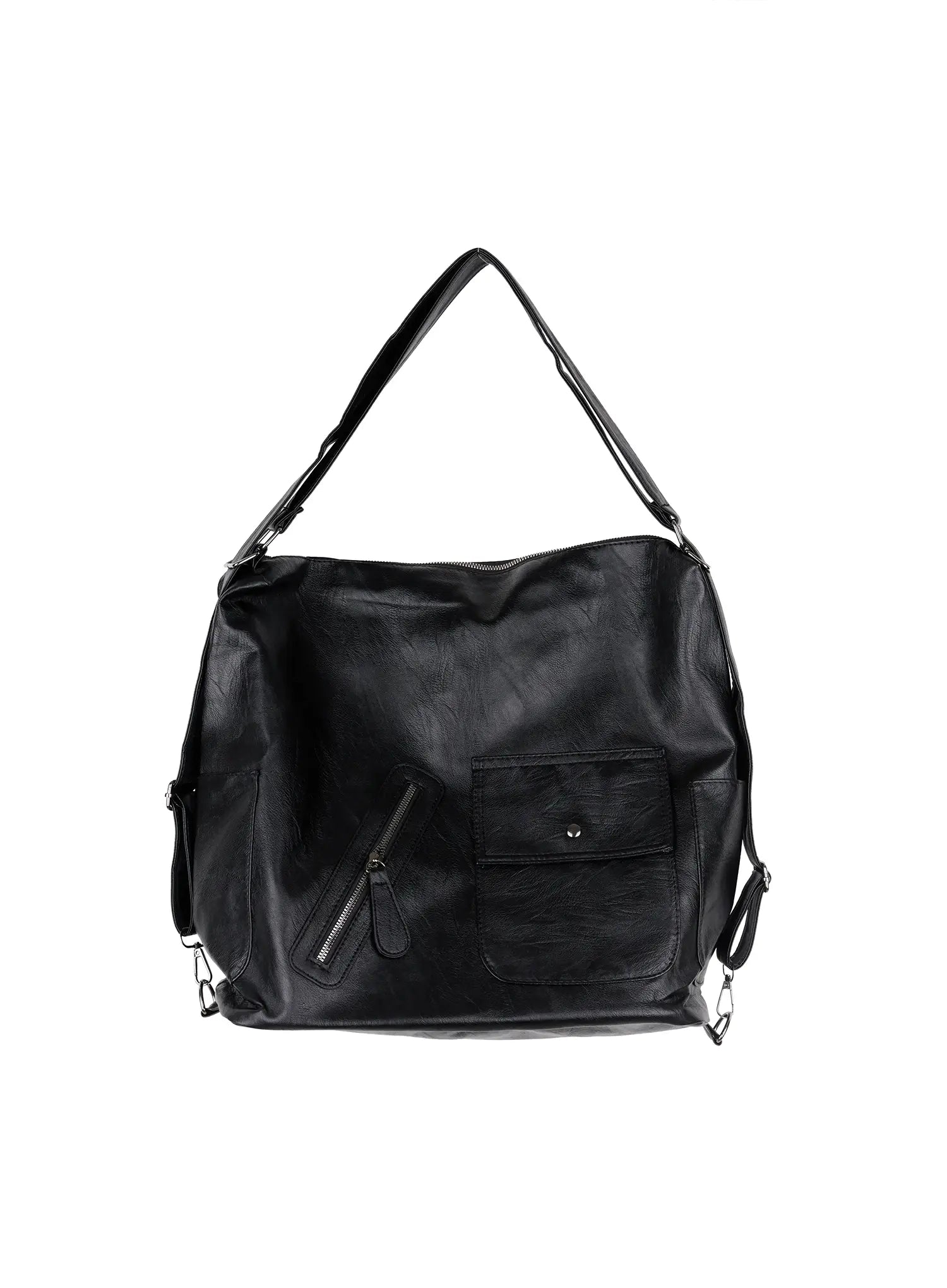 Vielseitige Schultertasche aus Kunstleder IO502