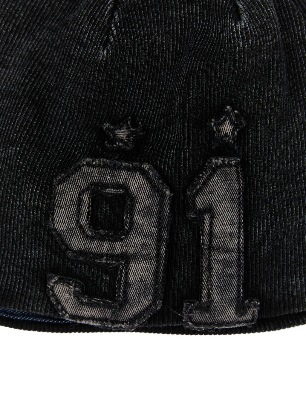 Herren gewaschene Denim Rippmütze ID511