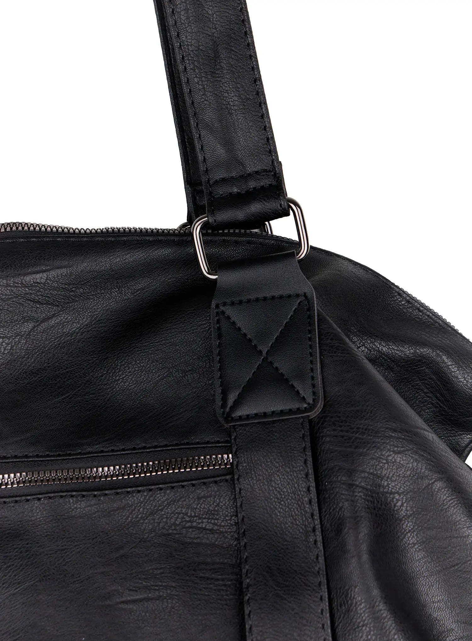 Faux-Leder Tote Bag IO506