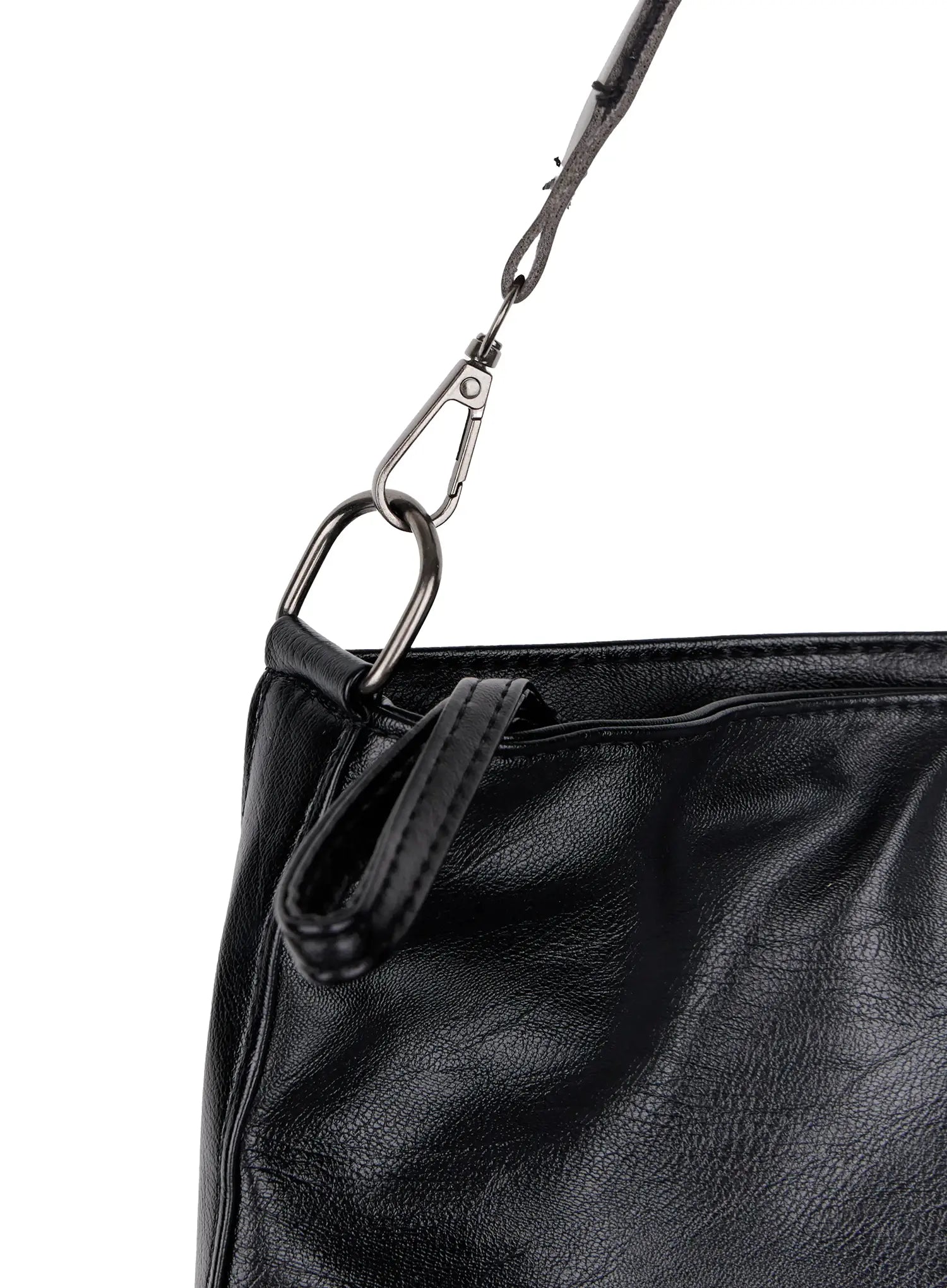 Faux-Leder Umhängetasche IO528