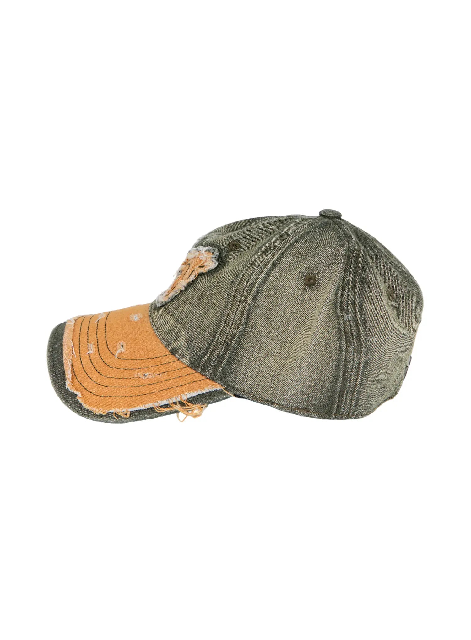 Herren Vintage Abgewetzte Denim Baseballmütze ID511