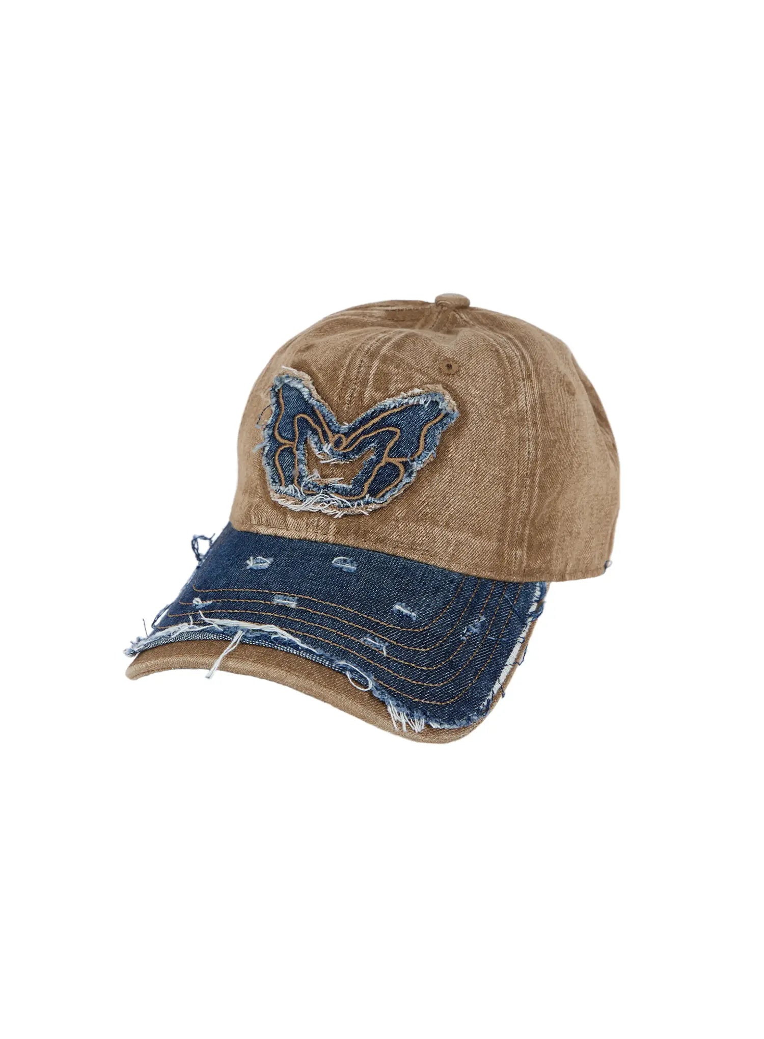Herren Vintage Abgewetzte Denim Baseballmütze ID511