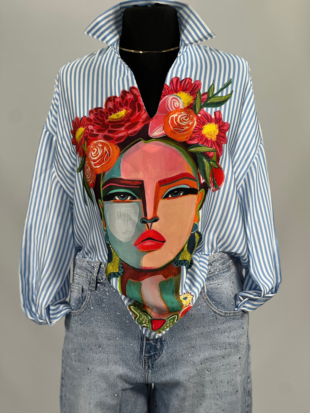 Frida | Bluse Satin glänzend