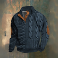 Gwydion | Patchwork-Strickpullover