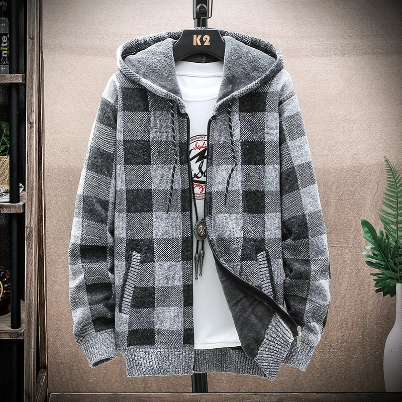 Maxx | Winter Karierter Hoodie Pullover