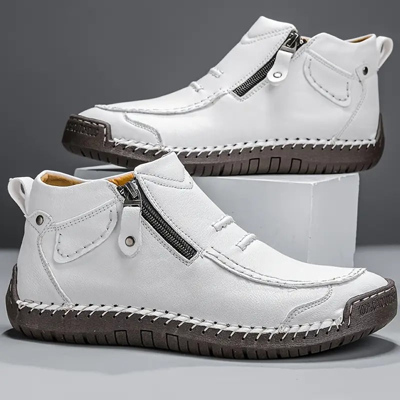 Herren Orthopädische Lederschuhe – Stabil, Bequem & Alltagstauglich