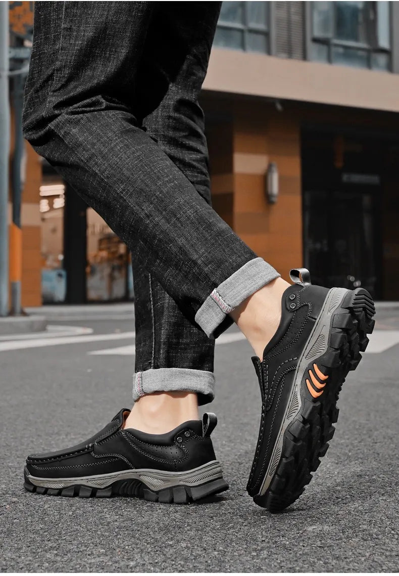 Razel | Orthopädische Leder-Wanderschuhe